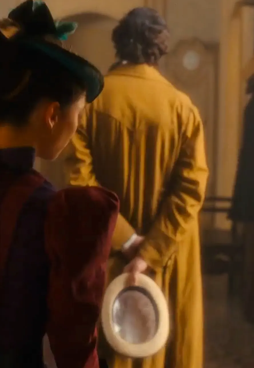 The Law According to Lidia Poët S02 Pier Luigi Pasino Brown Coat pier luigi pasino coat