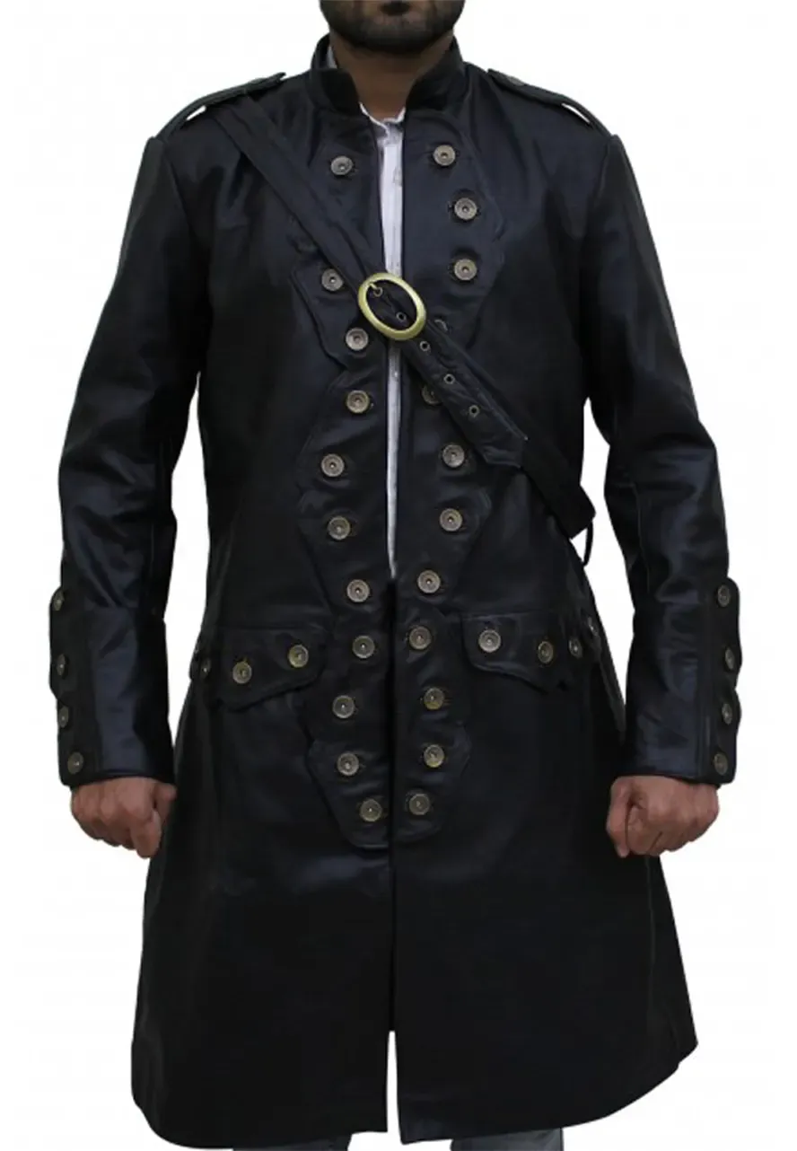 Will Turner Pirates of The Caribbean 5 Trench Coat pirates of the caribbean 5 coat