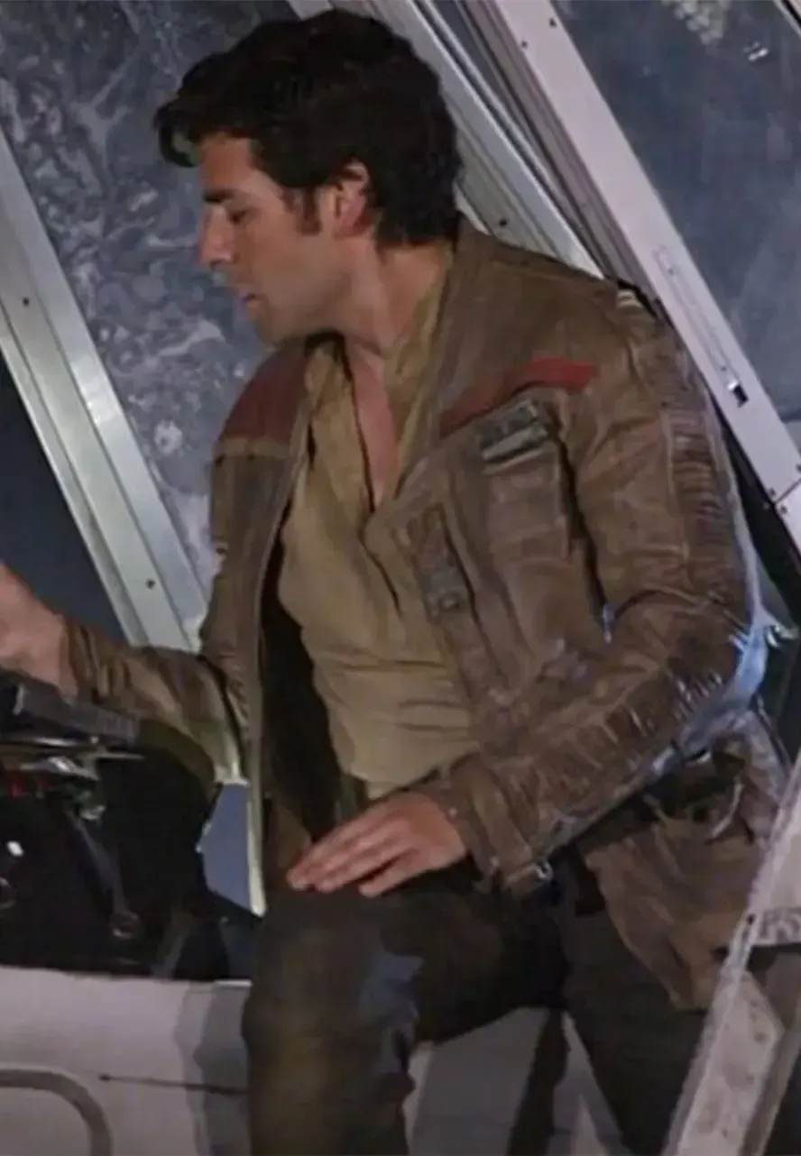 Star Wars Poe Dameron and Finn Leather Jacket poe dameron leather jacket
