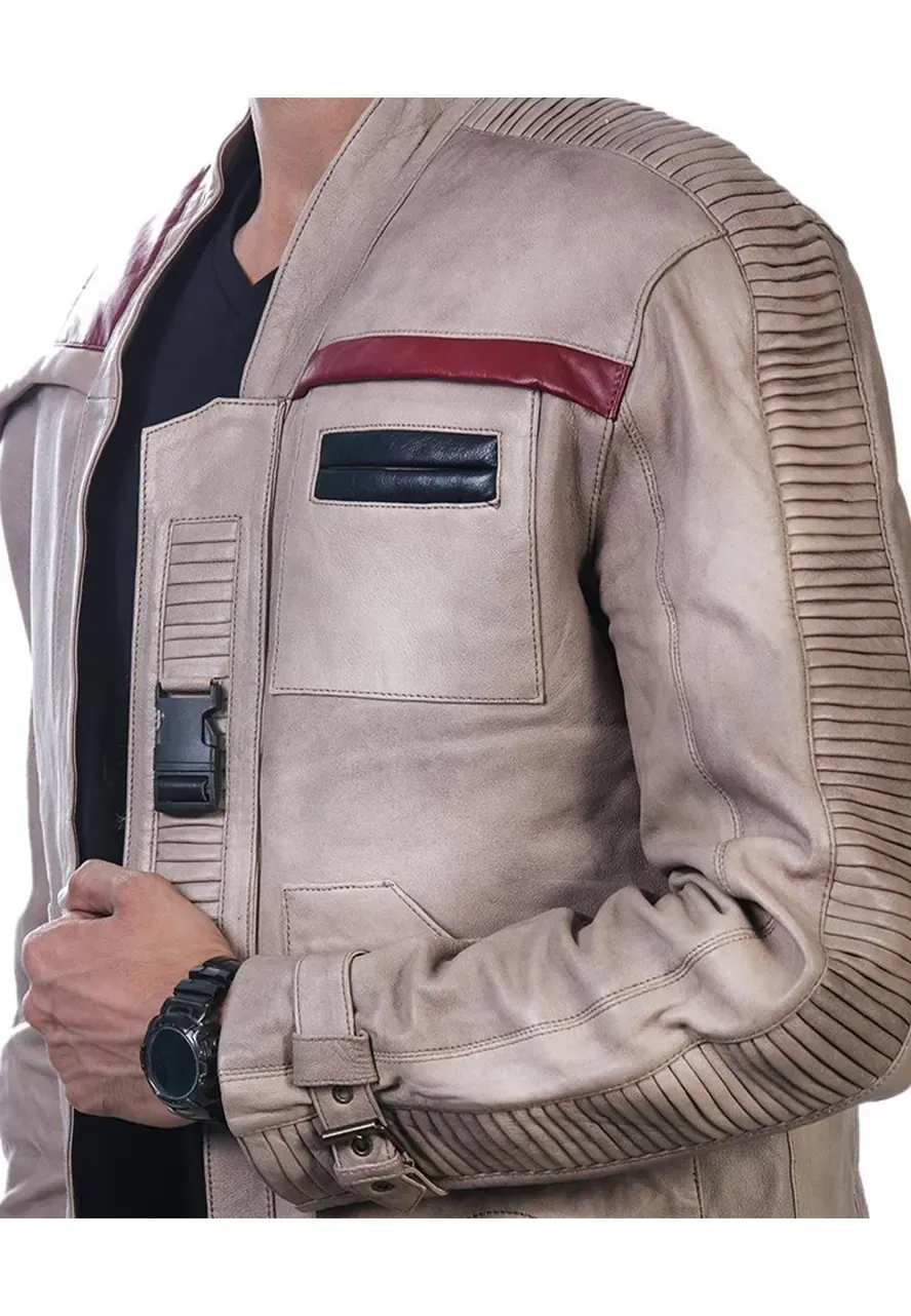 Star Wars Poe Dameron and Finn Leather Jacket poe jacket