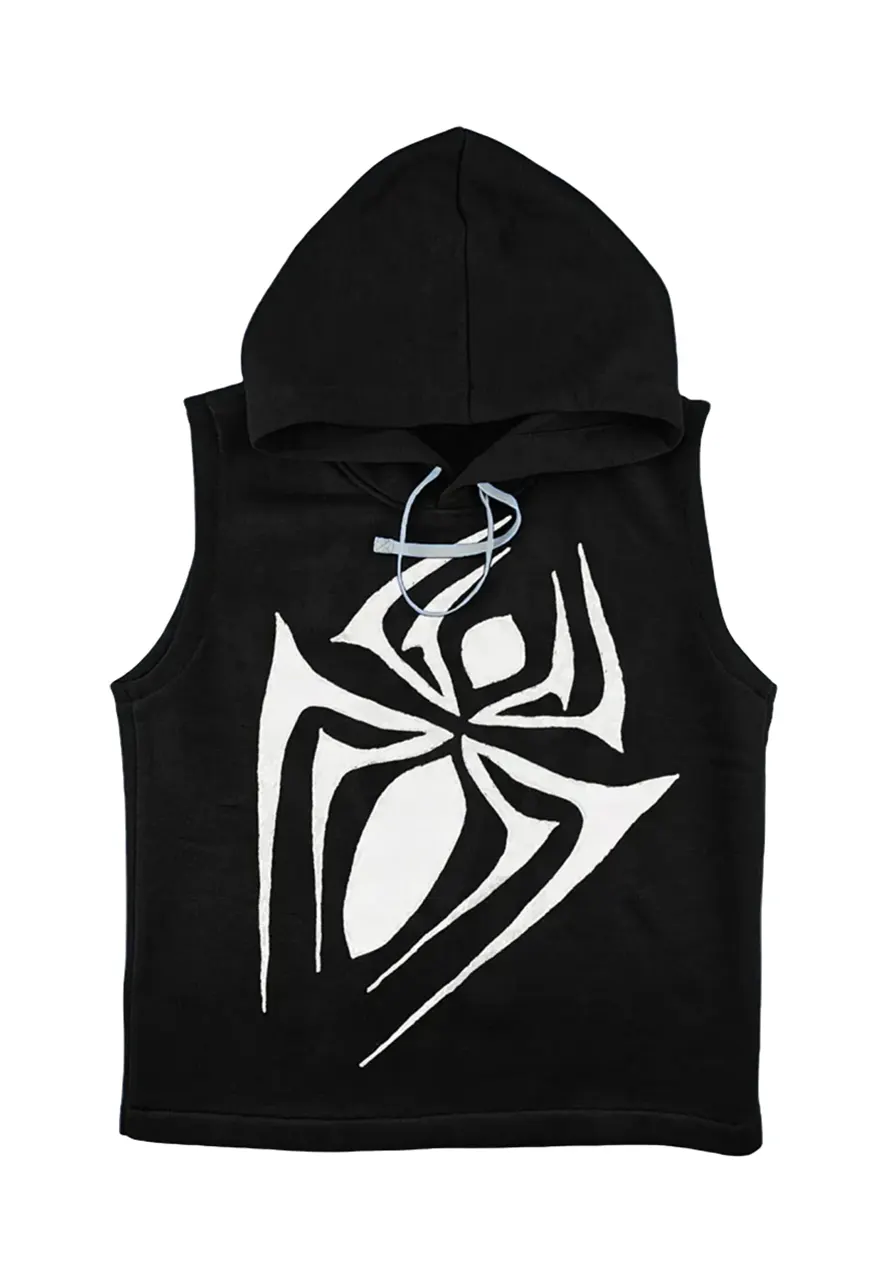 Spiderman Ben Reilly Scarlet Hooded Vest scarlet spider pullover hoodie