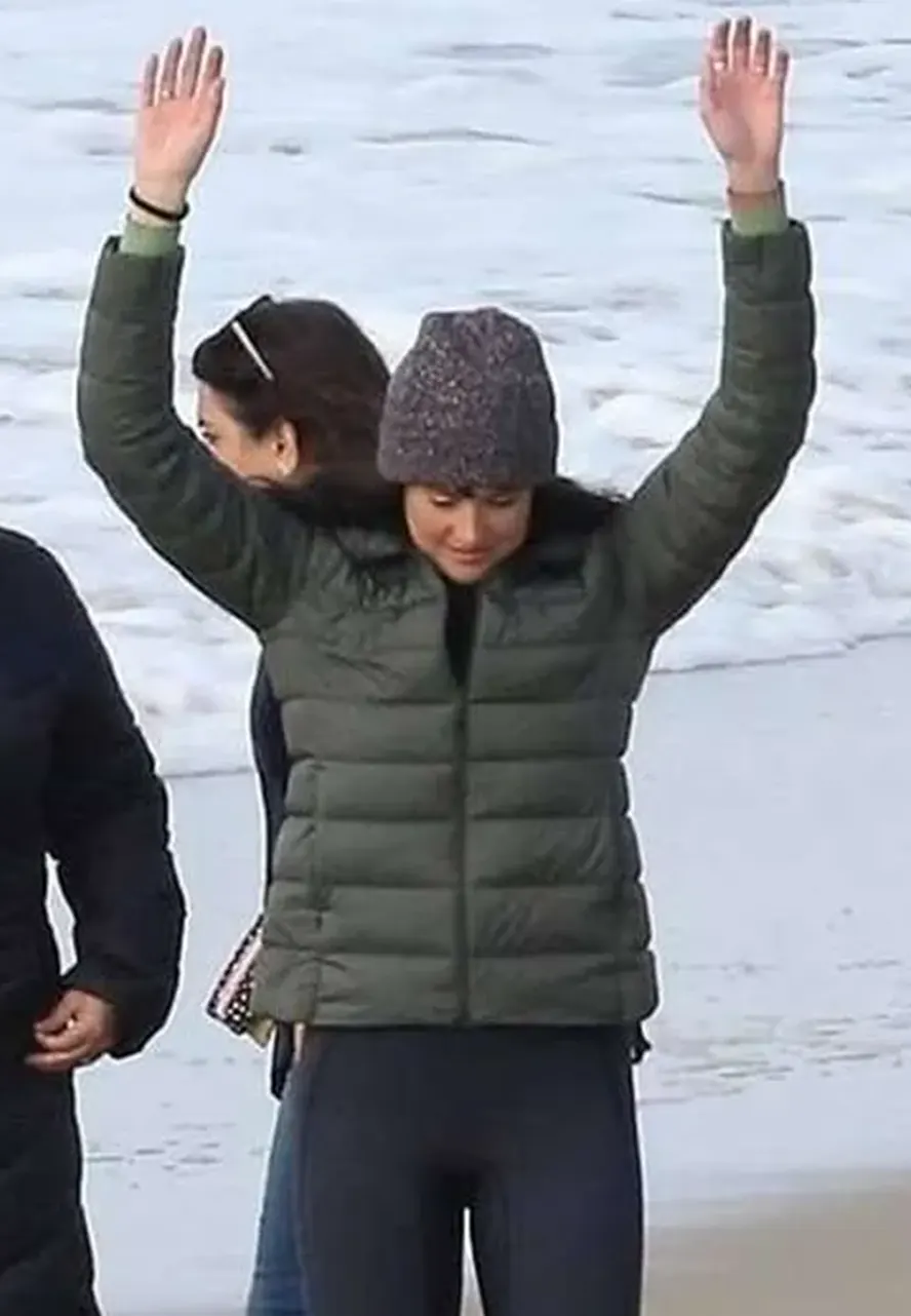 Shailene Woodley Big Little Lies Green Jacket shailene woodley green jacket