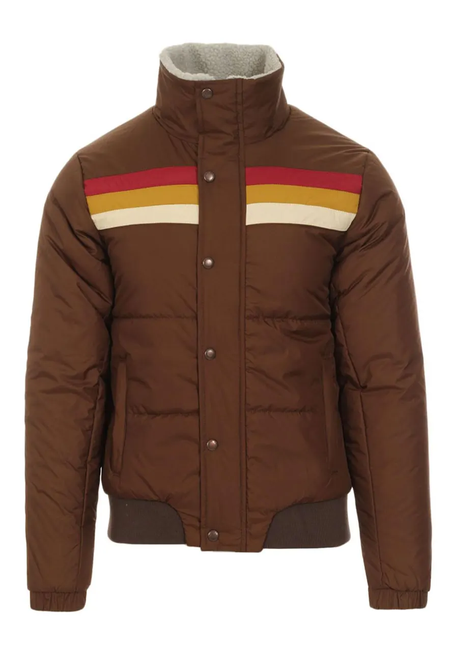 Edge Retro 1970s Stripe Ski Jacket ski 1970s jacket