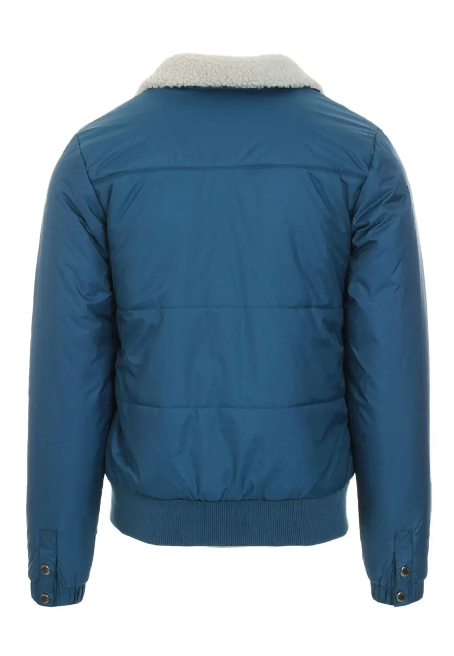 Edge Retro 1970s Stripe Ski Jacket ski bomber jacket