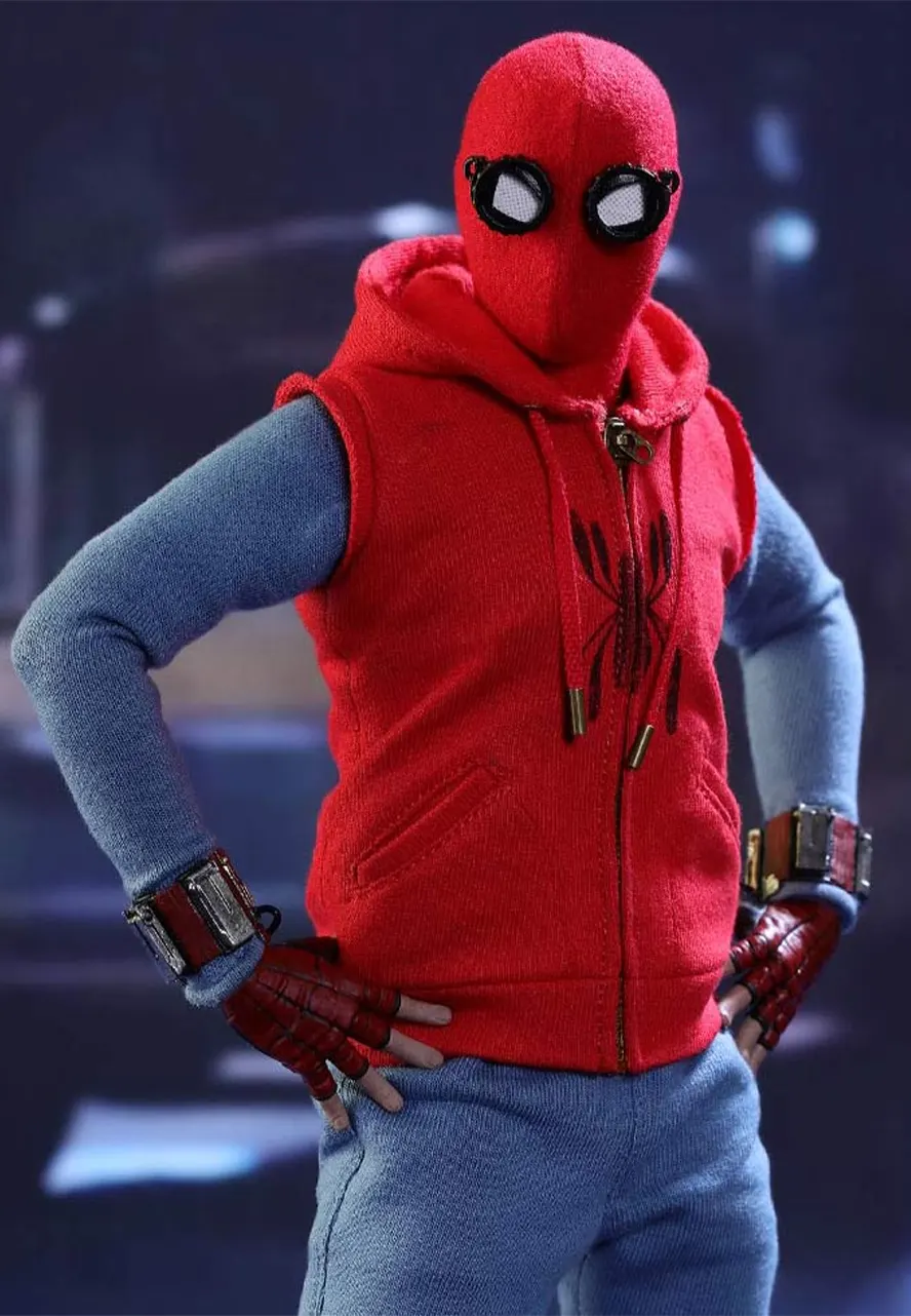 Tom Holland Spiderman Homecoming Red Hoodie spiderman homecoming hoodie