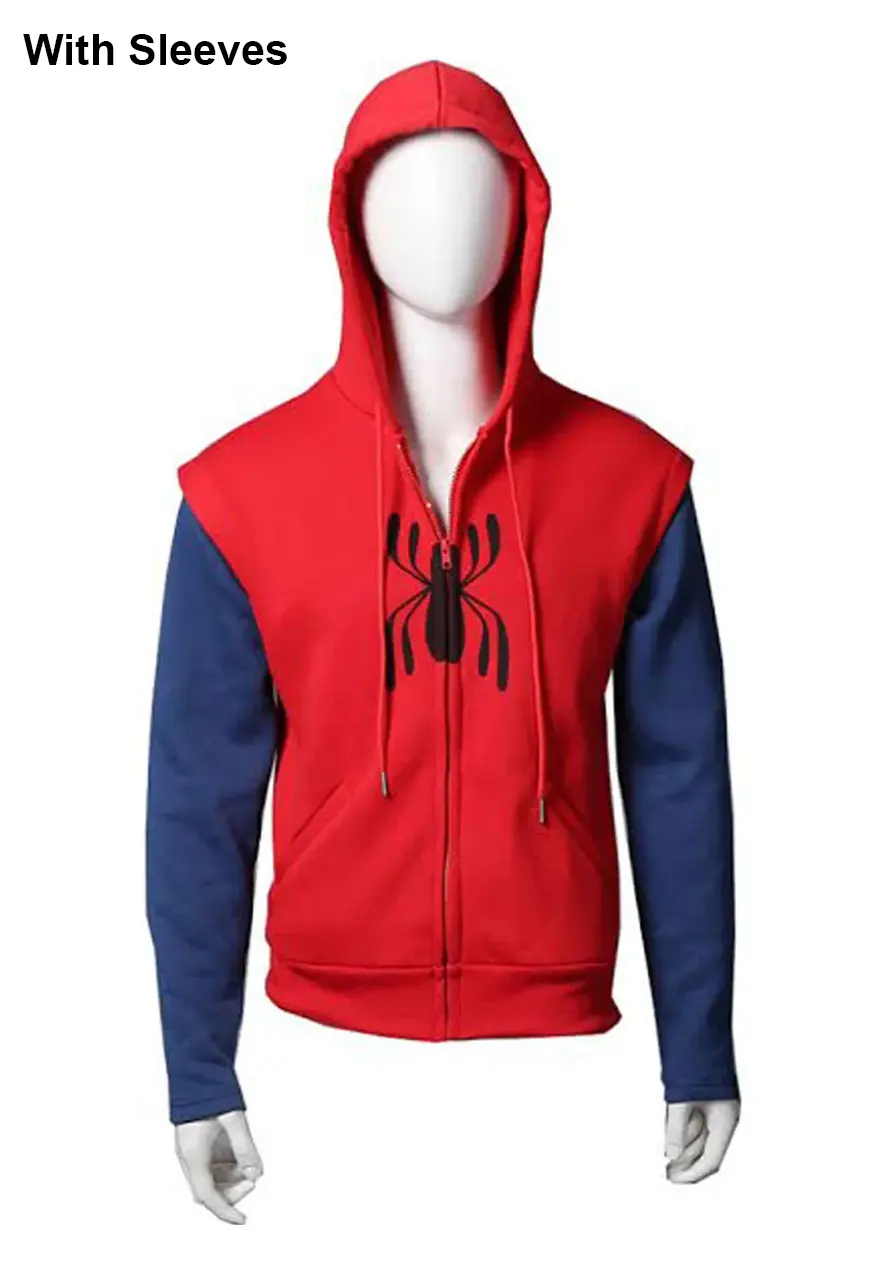 Tom Holland Spiderman Homecoming Red Hoodie spiderman homecoming red hoodie