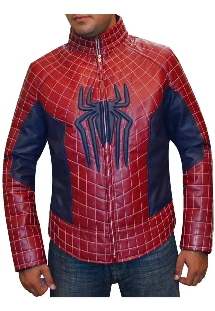 The Amazing Spiderman Leather Jacket spiderman leather jacket