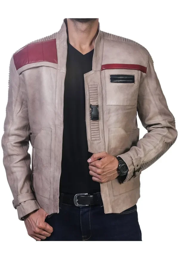 star wars poe dameron and finn leather jacket