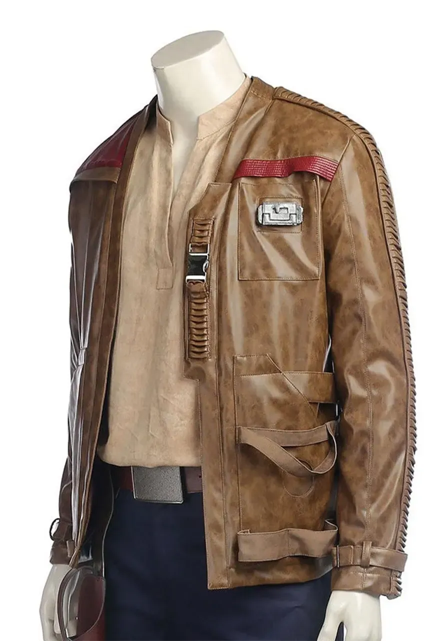 Star Wars The Last Jedi Finn Leather Jacket star wars the last jedi finn jacket
