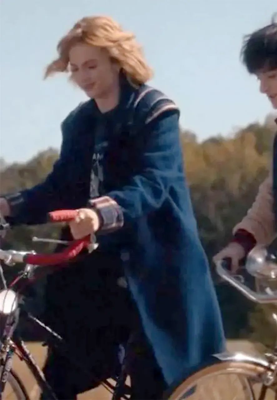 Stranger Things S05 Robin Buckley Blue Coat stranger things coat