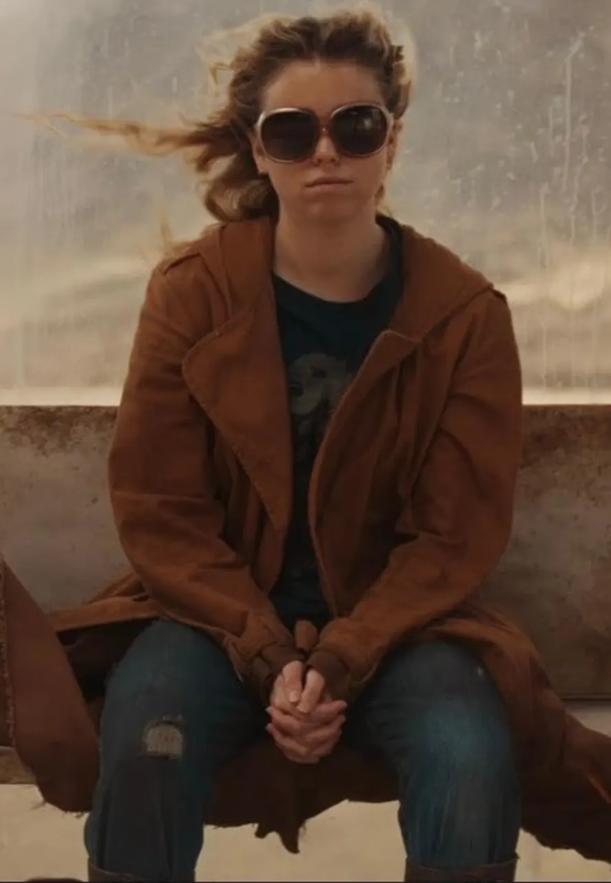 Milly Alcock Supergirl Brown Trench Coat supergirl brown trench coat
