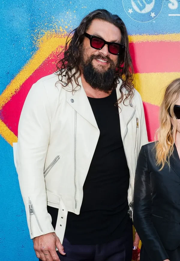 supergirl jason momoa white biker jacket