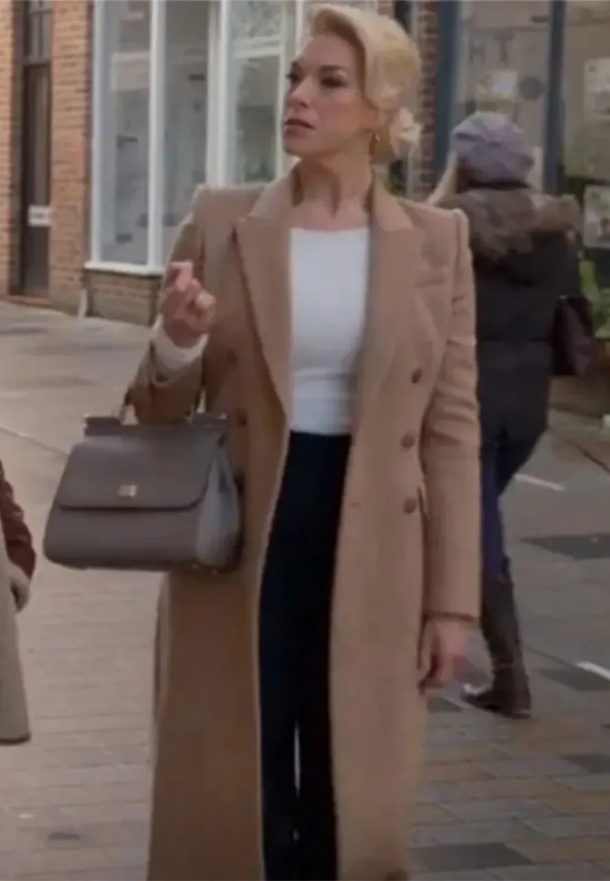 Ted Lasso S02 Rebecca Welton Brown Coat ted lasso rebecca welton brown coat