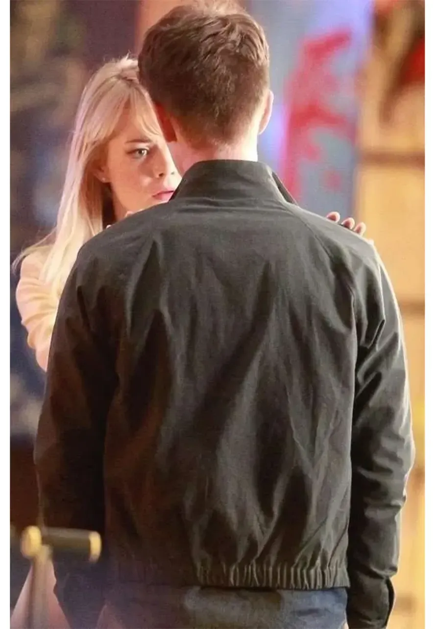 The Amazing Spider-Man Andrew Garfield Black Jacket the amazing spider man peter parker black jacket