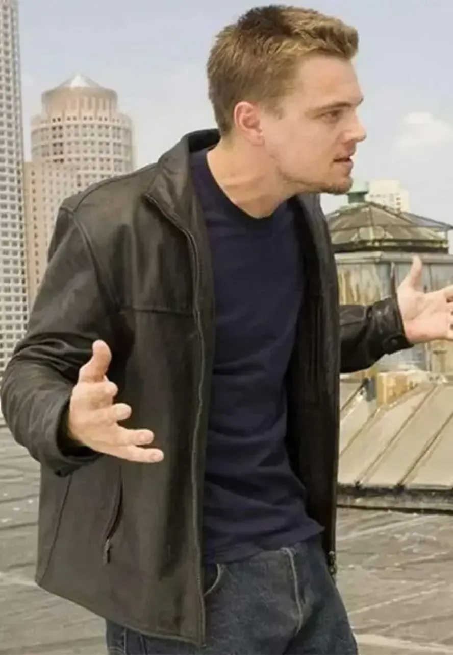 The Departed Leonardo Dicaprio Leather Jacket the departed leonardo dicaprio jacket