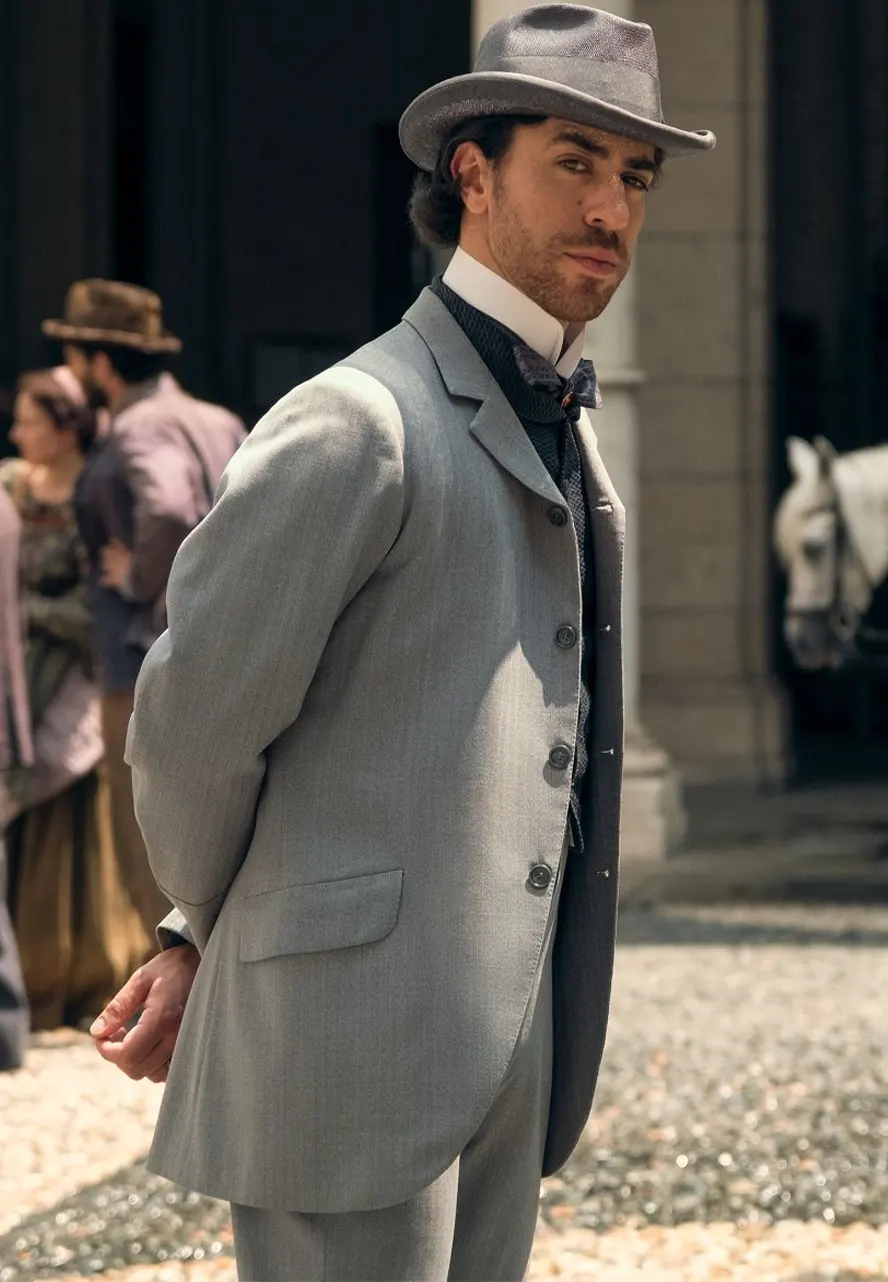 The Law According to Lidia Poët S02 Eduardo Scarpetta Grey Blazer the law according to lidia poet eduardo scarpetta blazer