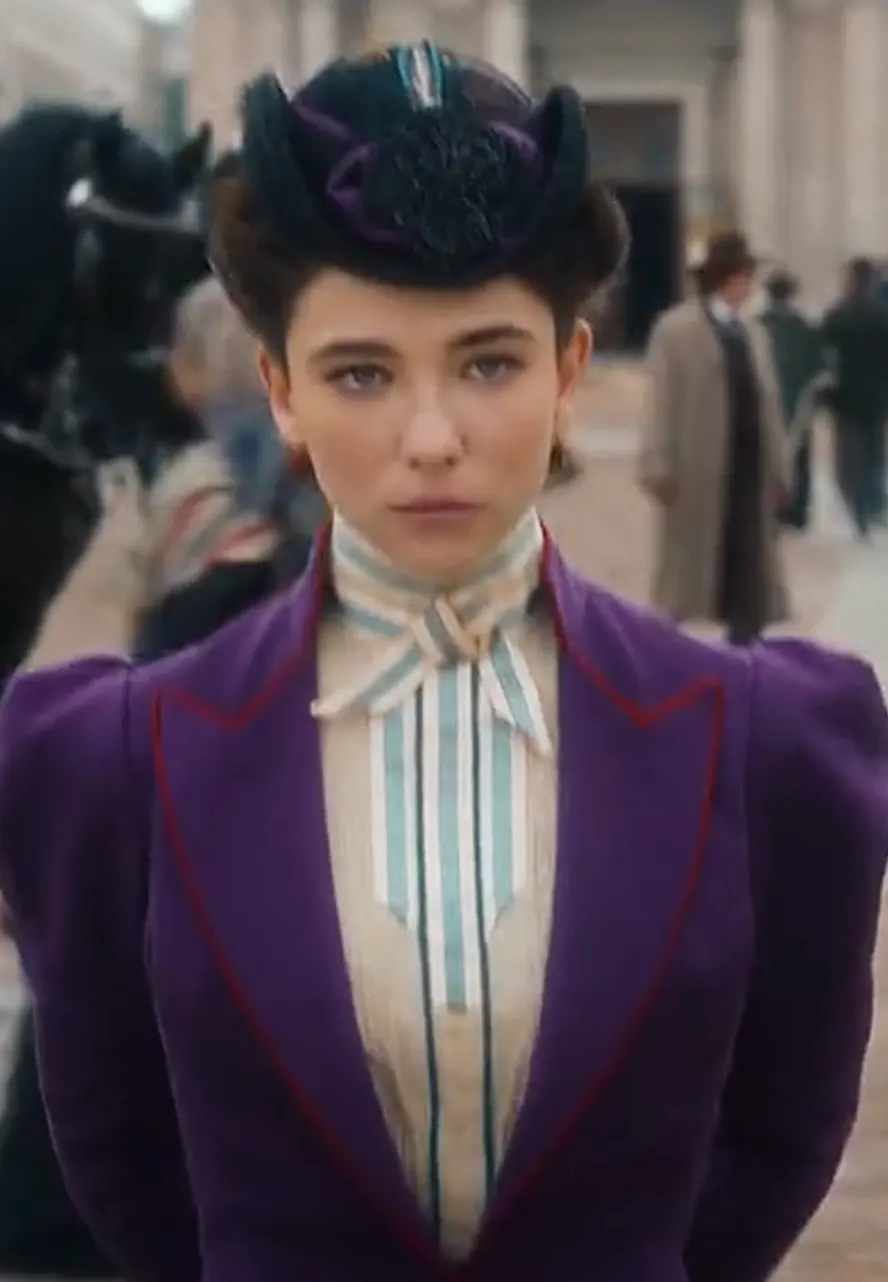 The Law According to Lidia Poët S01 Matilda De Angelis Purple Coat the law according to lidia poet matilda de angelis purple coat