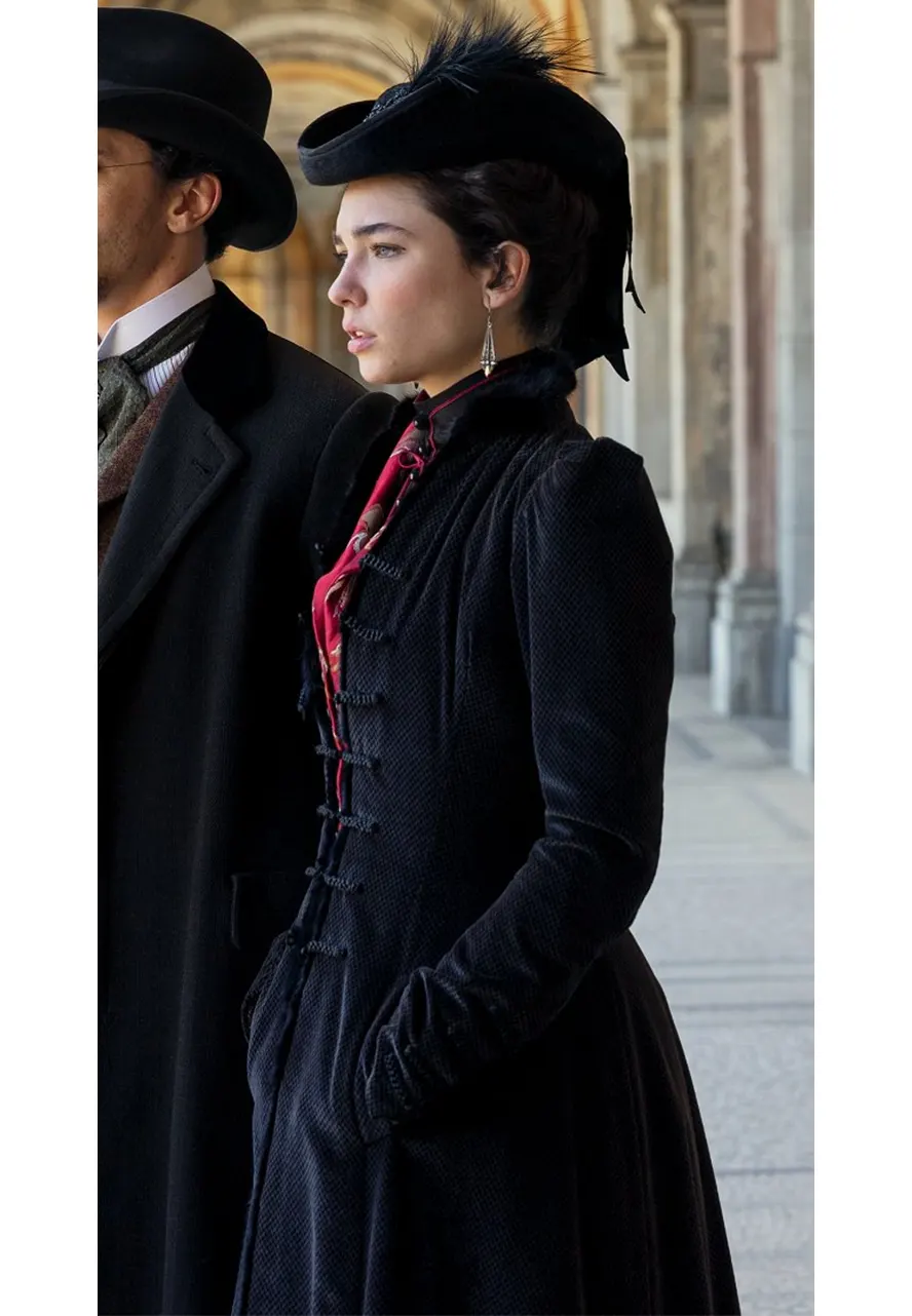 The Law According to Lidia Poët S01 Matilda De Angelis Velvet Coat the law according to lidia poet matilda de angelis velvet coat