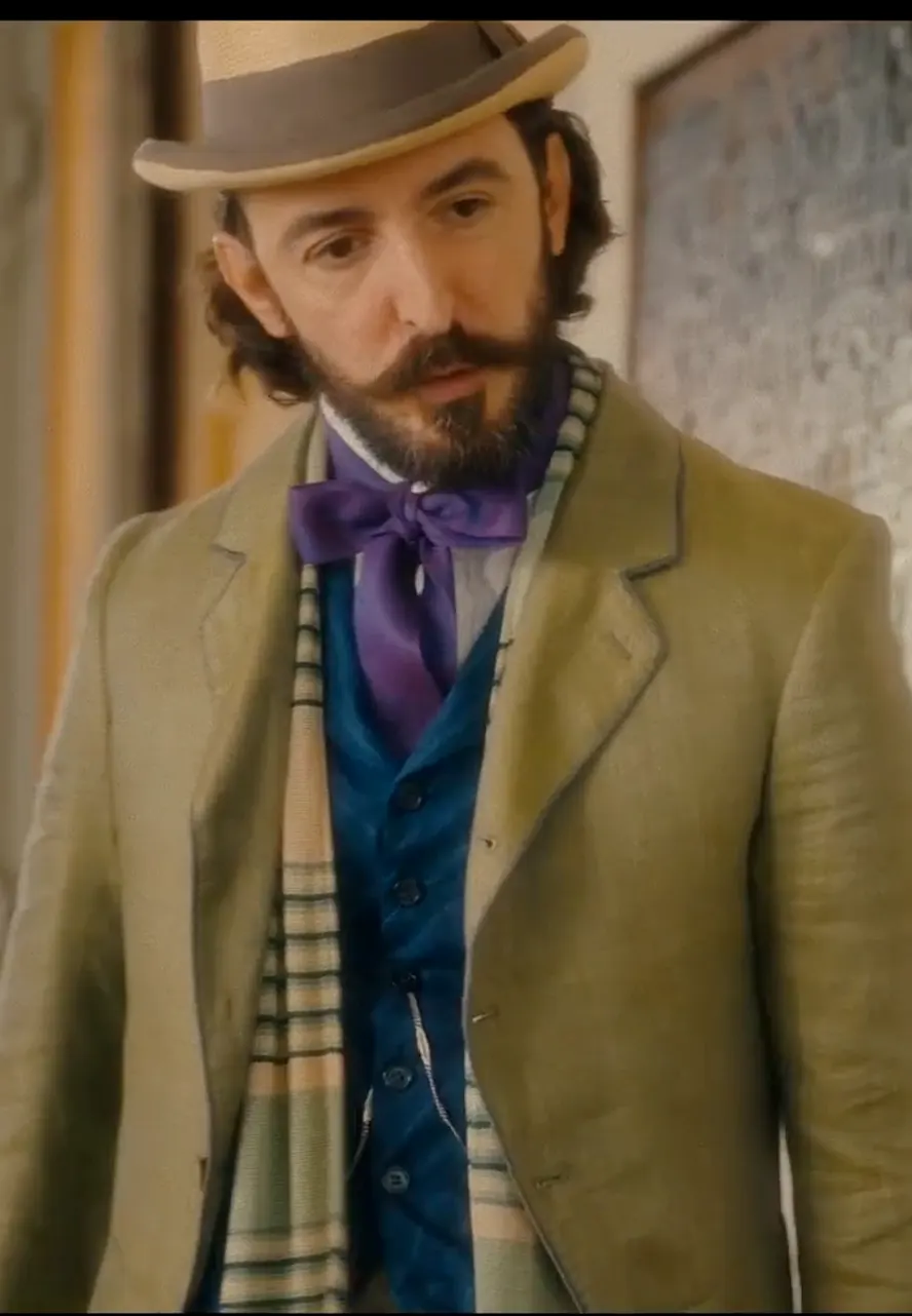 The Law According to Lidia Poët S02 Pier Luigi Pasino Green Coat the law according to lidia poet pier luigi pasino coat