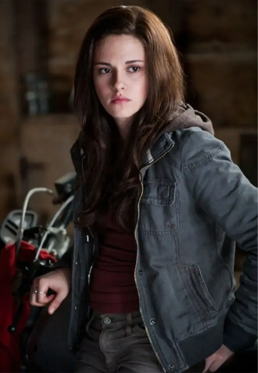 The Twilight Saga Eclipse Kristen Stewart Grey Jacket the saga bella swan eclipse jacket