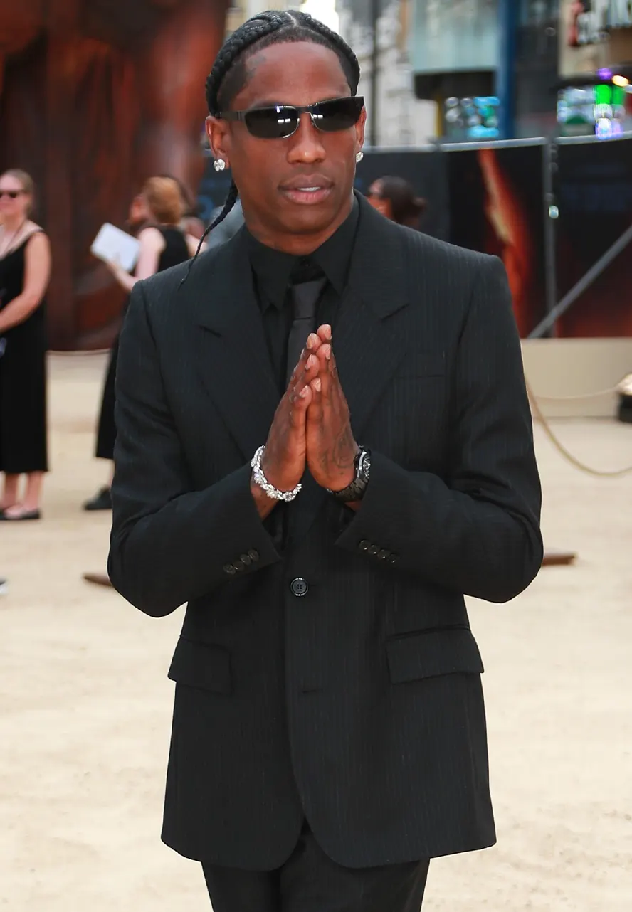 The Odyssey World Premiere Travis Scott Blazer travis scott blazer