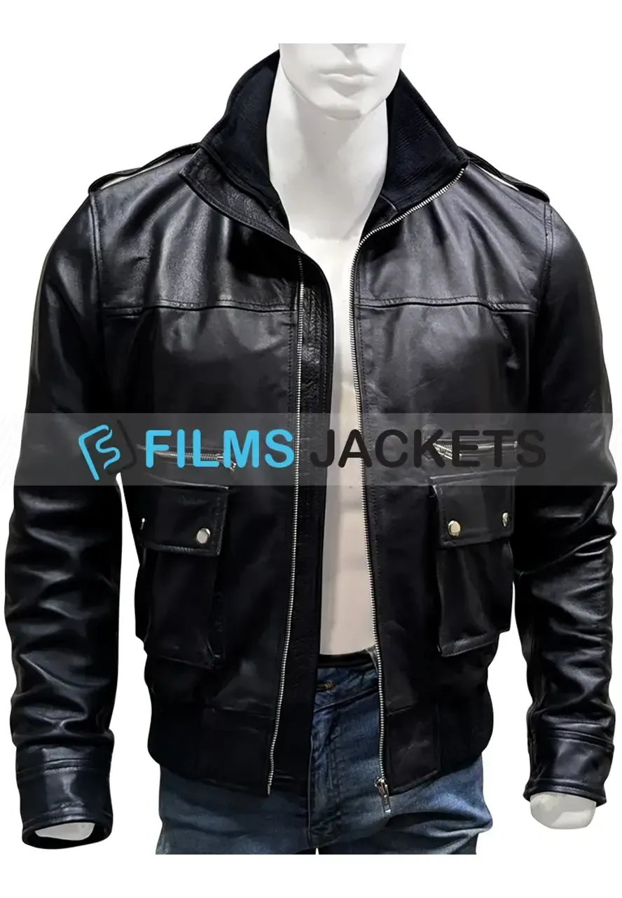 True Blood Eric Northman Black Leather Jacket true blood alexander skarsgard leather jacket