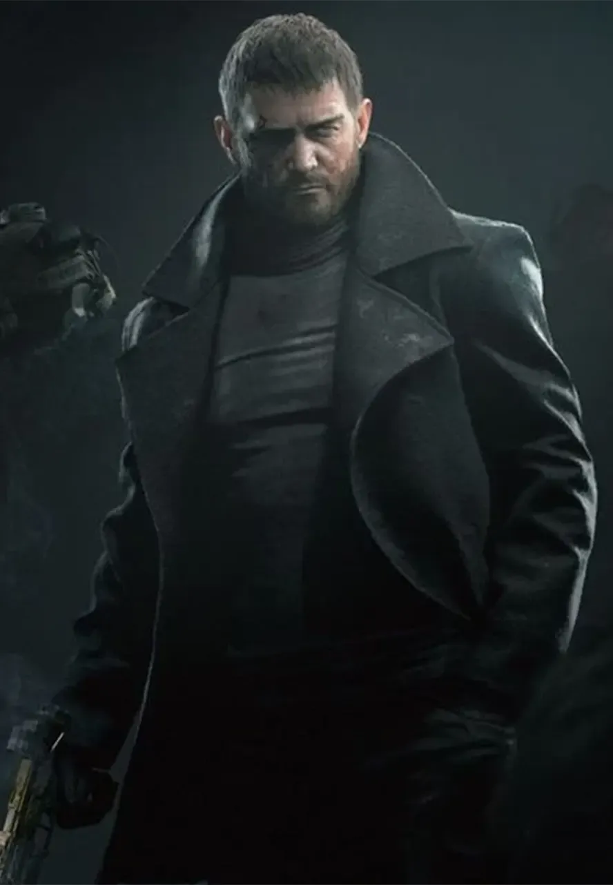 Resident Evil 8 Chris Redfield Black Coat village chris redfield coat