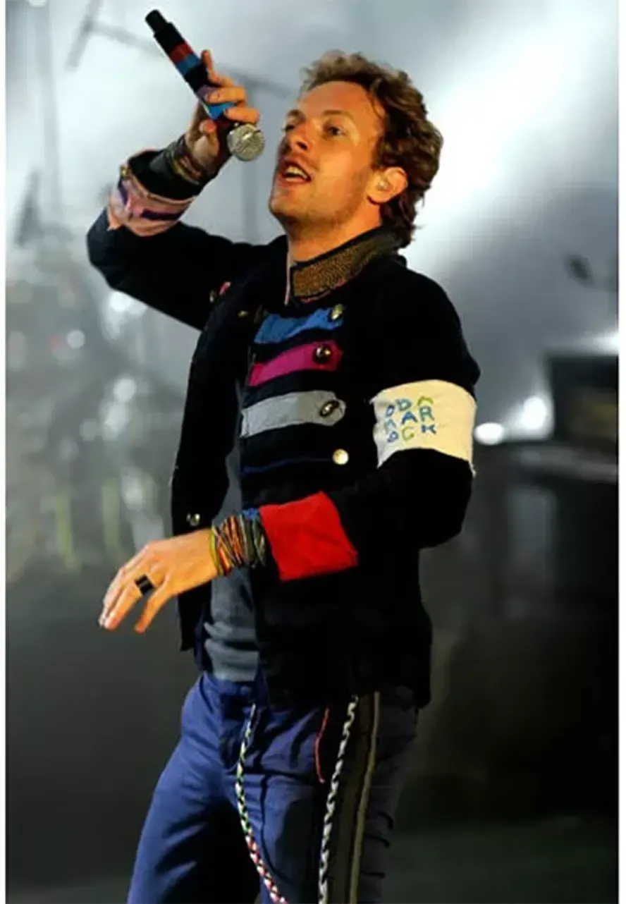 Chris Martin Viva La Vida Jacket vocalist chris martin jacket