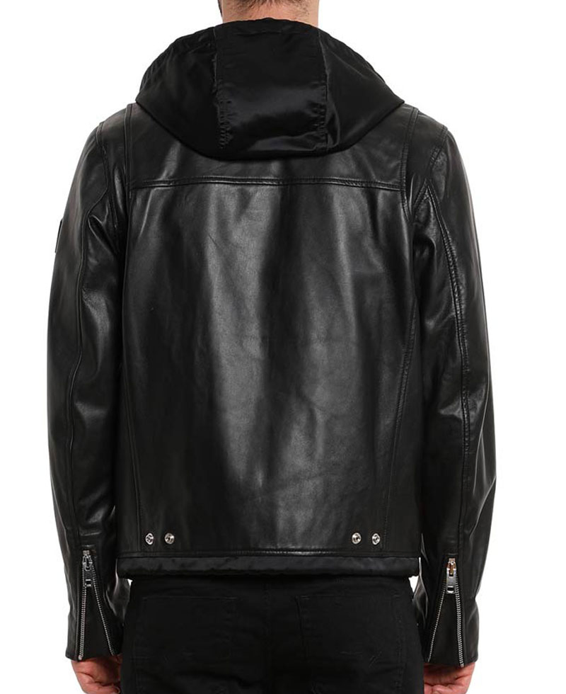 13 Reasons Why Ross Butler Black Leather Jacket 13 Reasons Why Ross Butler Black Leather Jacket - Image 4