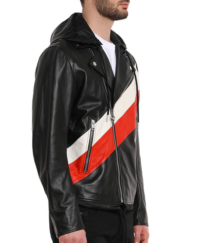 13 Reasons Why Ross Butler Black Leather Jacket 13 Reasons Why Ross Butler Black Leather Jacket - Image 2