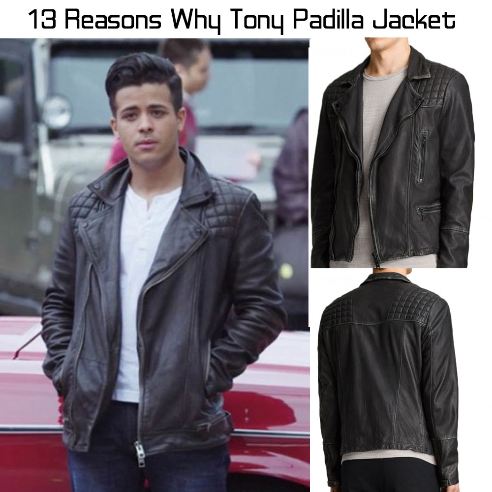 13 Reasons Why Tony Padilla Leather Jacket 13 Reasons Why Tony Padilla Leather Jacket - Image 4