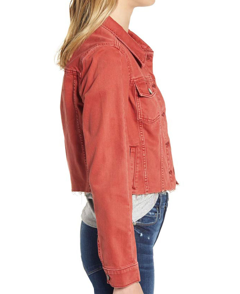 13 Reasons Why S04 Grace Saif Denim Pink Jacket 13 Reasons Why S04 Grace Saif Denim Pink Jacket - Image 3