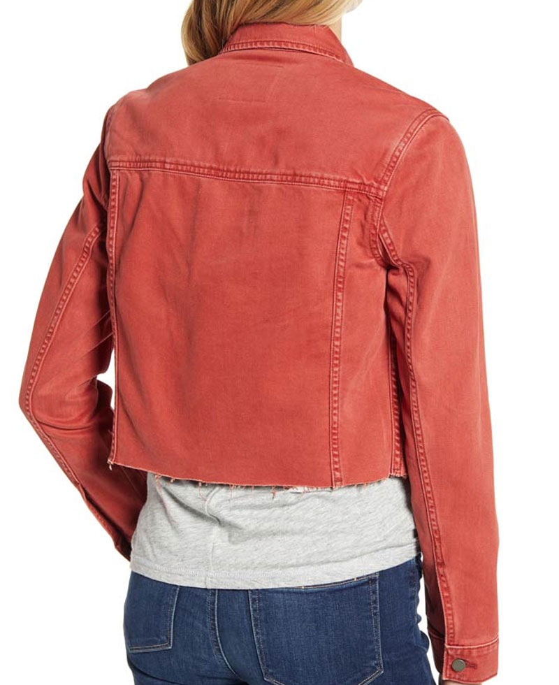 13 Reasons Why S04 Grace Saif Denim Pink Jacket 13 Reasons Why S04 Grace Saif Denim Pink Jacket - Image 4