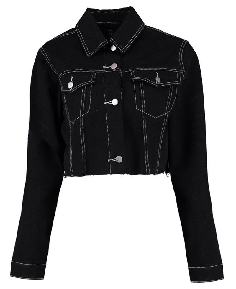 13 Reasons Why Alisha Boe Cropped Black Jacket 13 Reasons Why Alisha Boe Cropped Black Jacket - Image 2