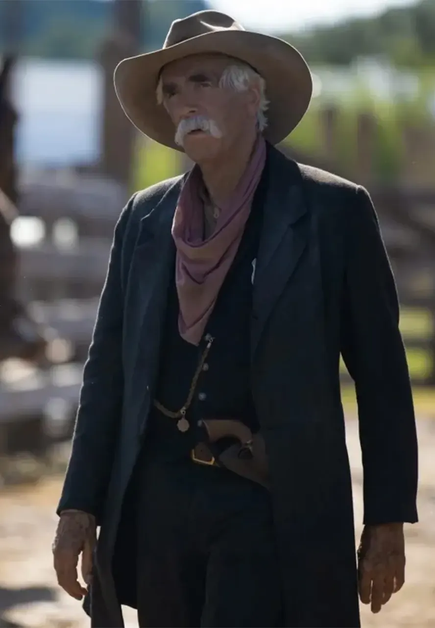 1883 Sam Elliott Black Coat 1883 Sam Elliott Black Coat - Image 5