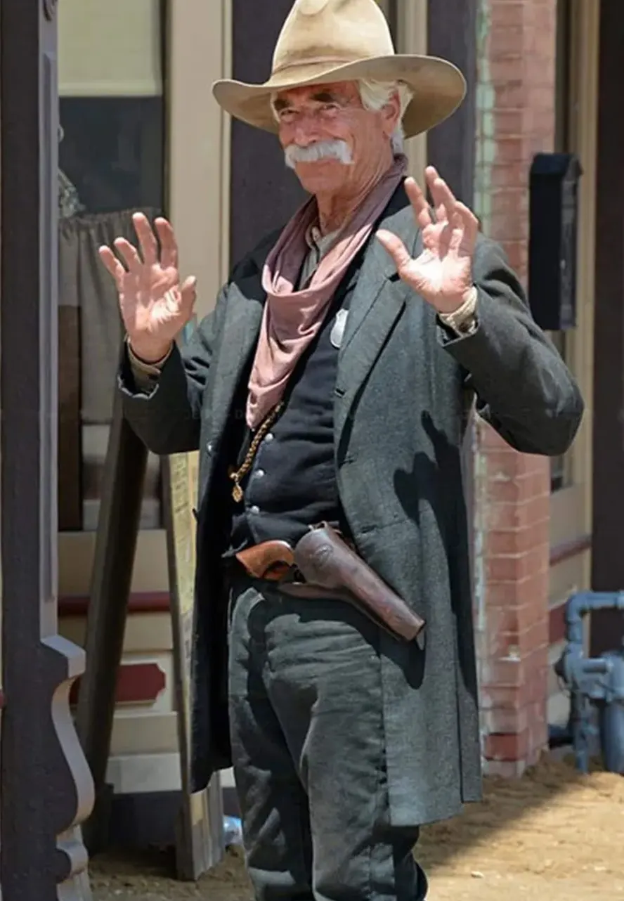 1883 Sam Elliott Black Coat 1883 Sam Elliott Black Coat - Image 3
