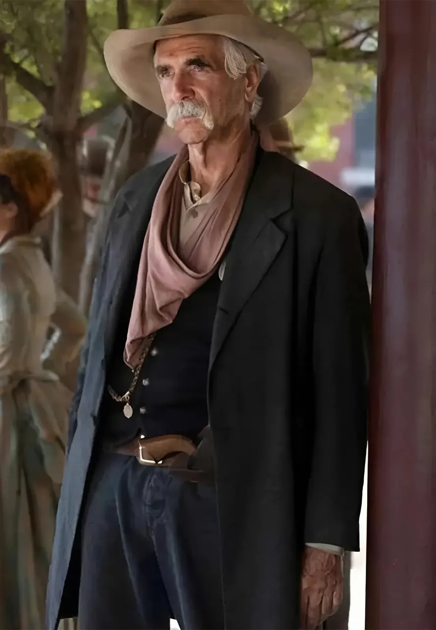 1883 Sam Elliott Black Coat 1883 Sam Elliott Black Coat - Image 2