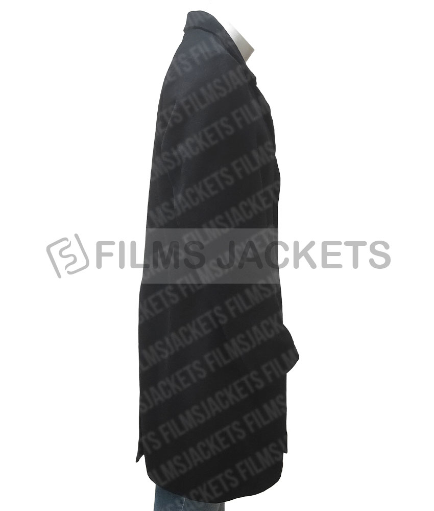 21 Bridges Movie Chadwick Boseman Black Coat 21 Bridges Movie Chadwick Boseman Black Coat - Image 3