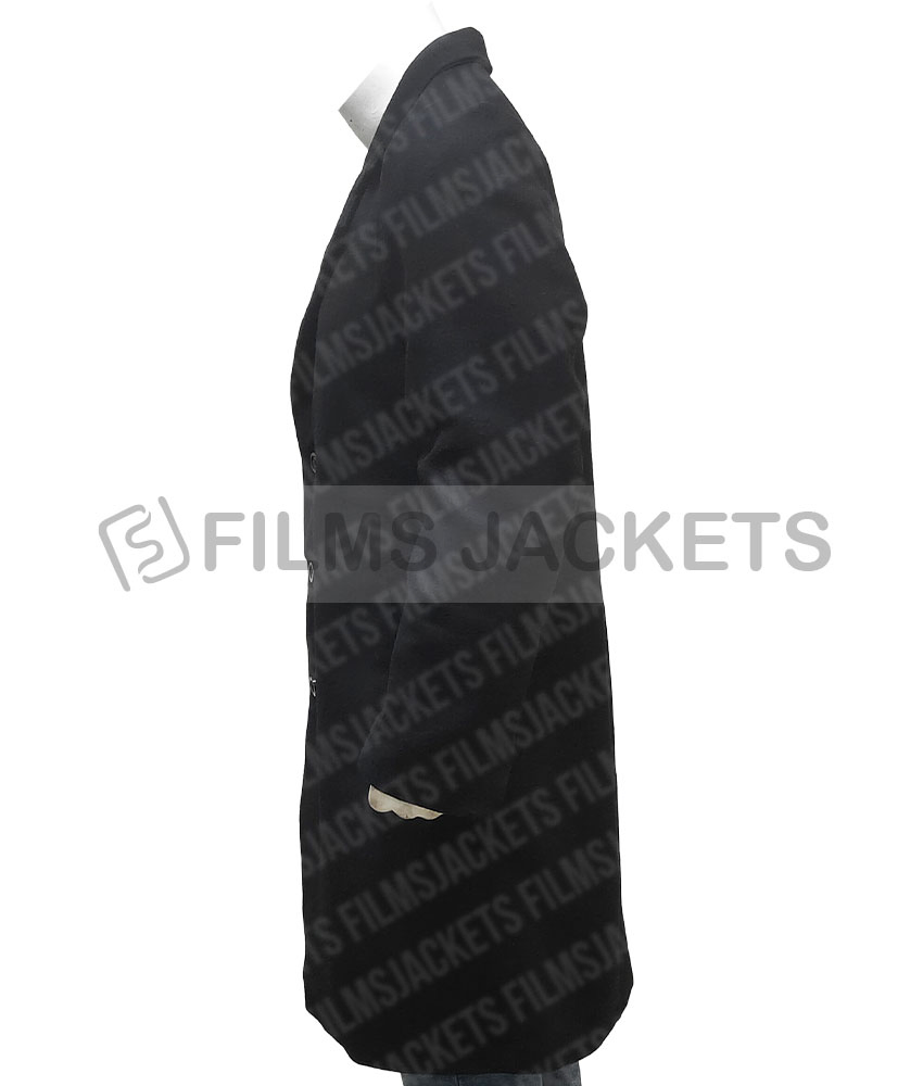 21 Bridges Movie Chadwick Boseman Black Coat 21 Bridges Movie Chadwick Boseman Black Coat - Image 4