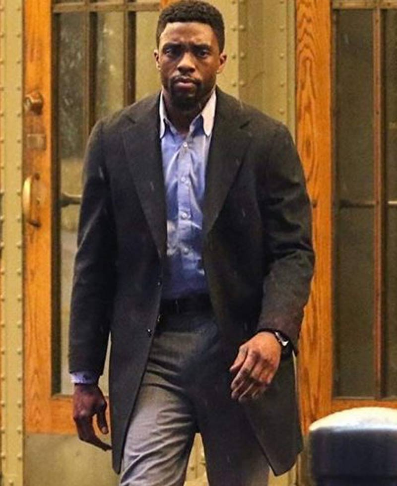 21 Bridges Movie Chadwick Boseman Black Coat 21 Bridges Movie Chadwick Boseman Black Coat