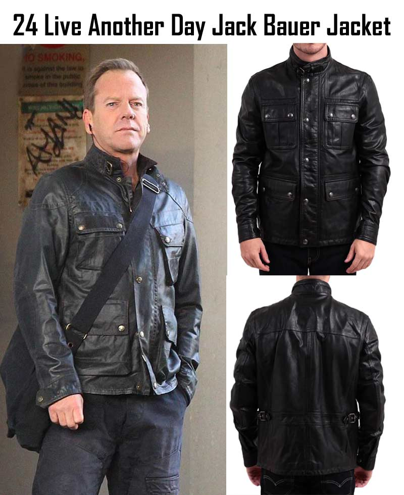 24 Live Another Day TV Series Jack Bauer Jacket 24 Live Another Day TV Series Jack Bauer Jacket - Image 4
