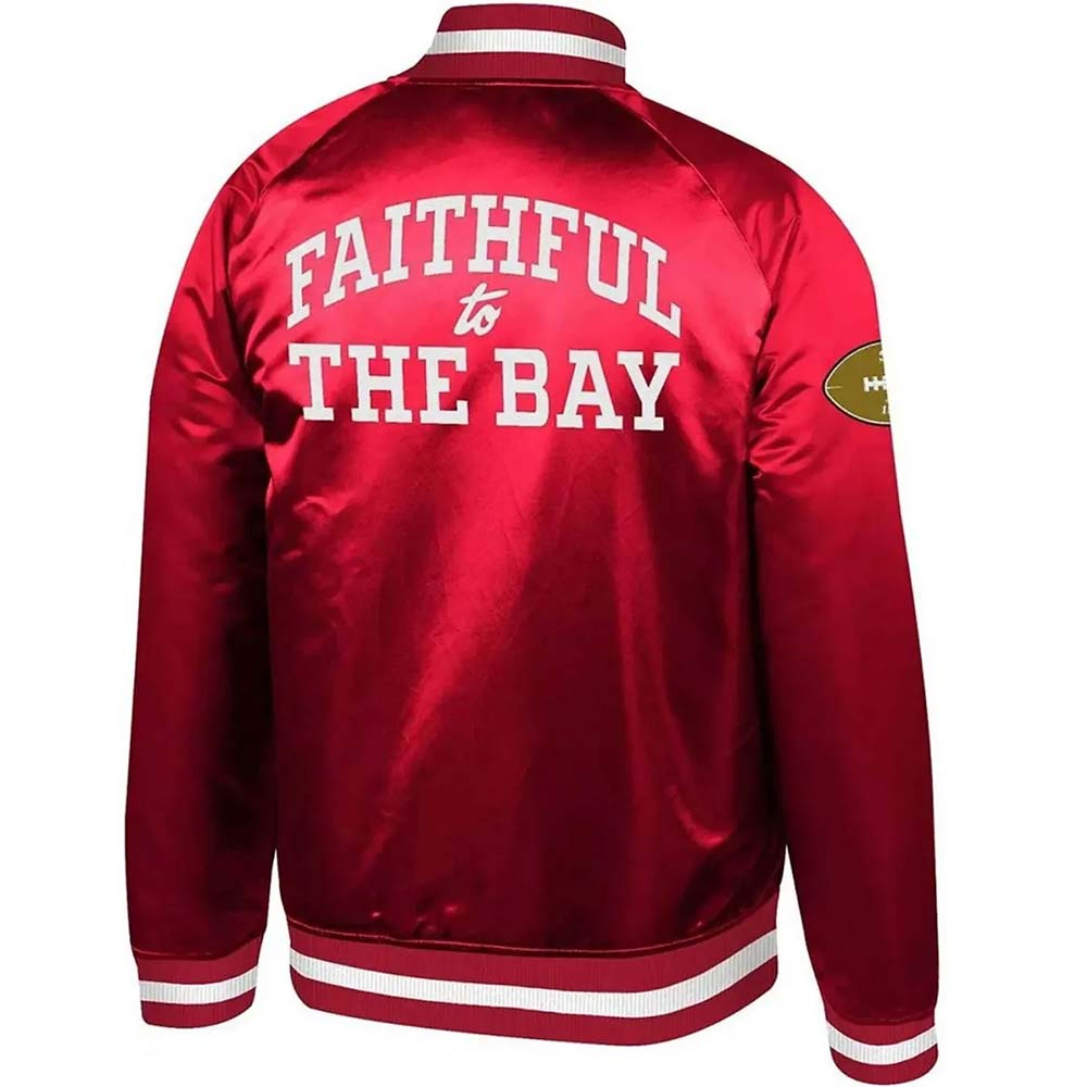 49ers Faithful To The Bay Red Jacket 49ers Faithful To The Bay Red Jacket - Image 2