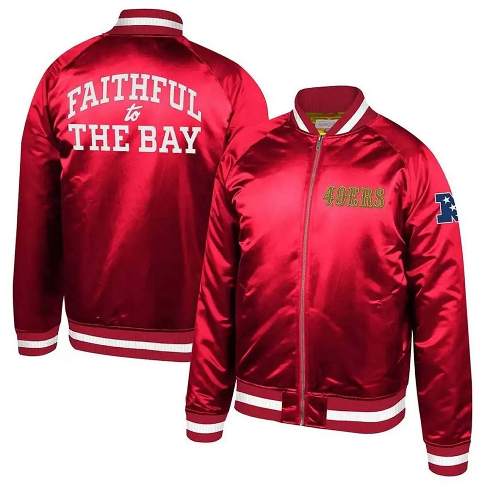 49ers Faithful To The Bay Red Jacket 49ers Faithful To The Bay Red Jacket - Image 3
