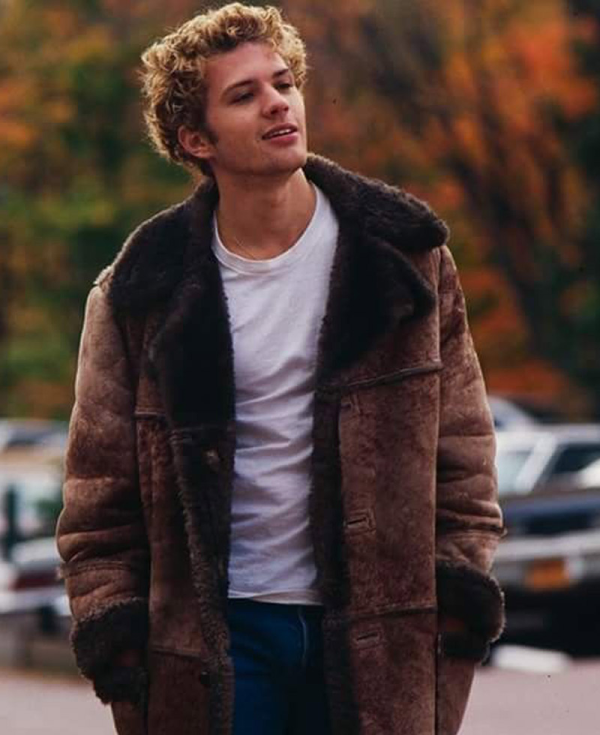 54 Ryan Phillippe Suede Brown Coat