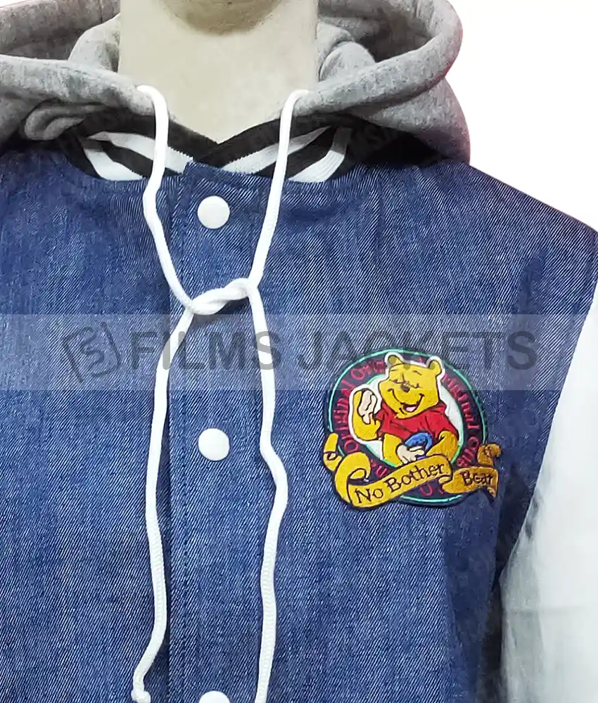 90s Xxxtentacion Winnie The Pooh Varsity Jacket 90s Xxxtentacion Winnie The Pooh Varsity Jacket - Image 6