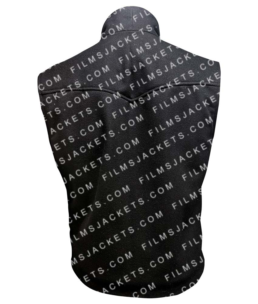 Kevin Costner Yellowstone Black Wool Vest kevin costner vest yellowstone