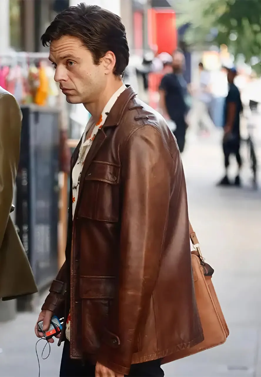 A Different Man Sebastian Stan Leather Jacket A Different Man Sebastian Stan Leather Jacket - Image 2
