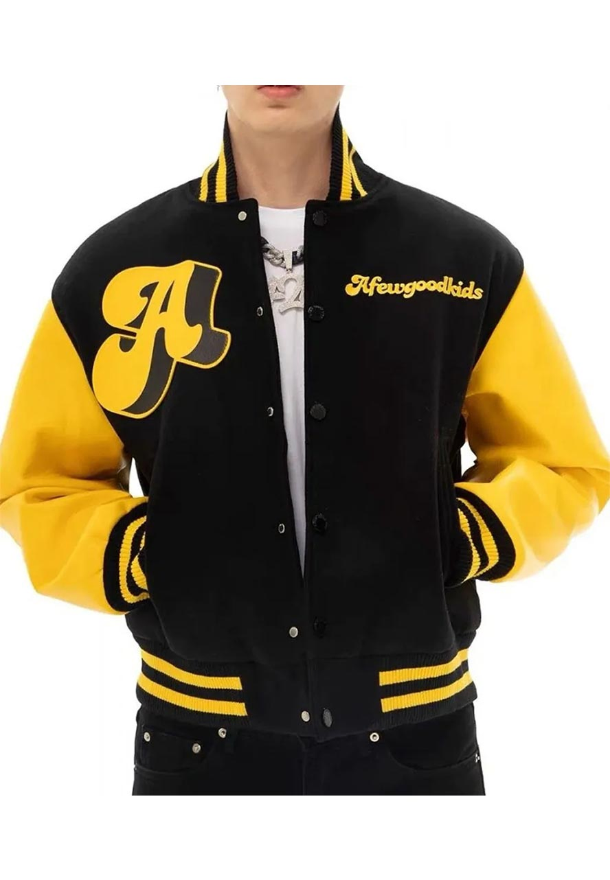 A Few Good Kids Logo Letterman Jacket A Few Good Kids Logo Letterman Jacket - Image 3