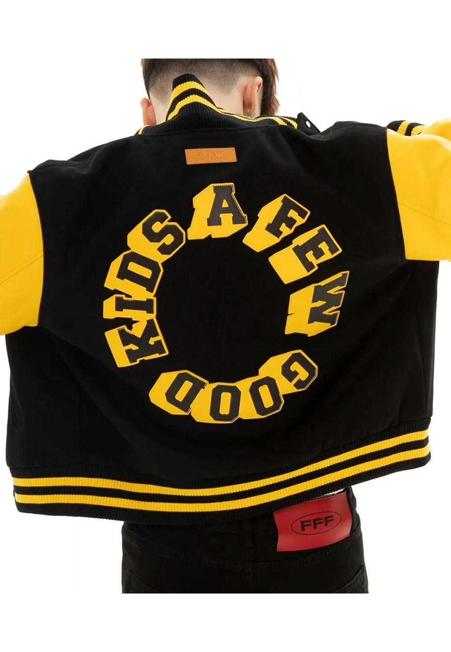 A Few Good Kids Logo Letterman Jacket A Few Good Kids Logo Letterman Jacket - Image 5