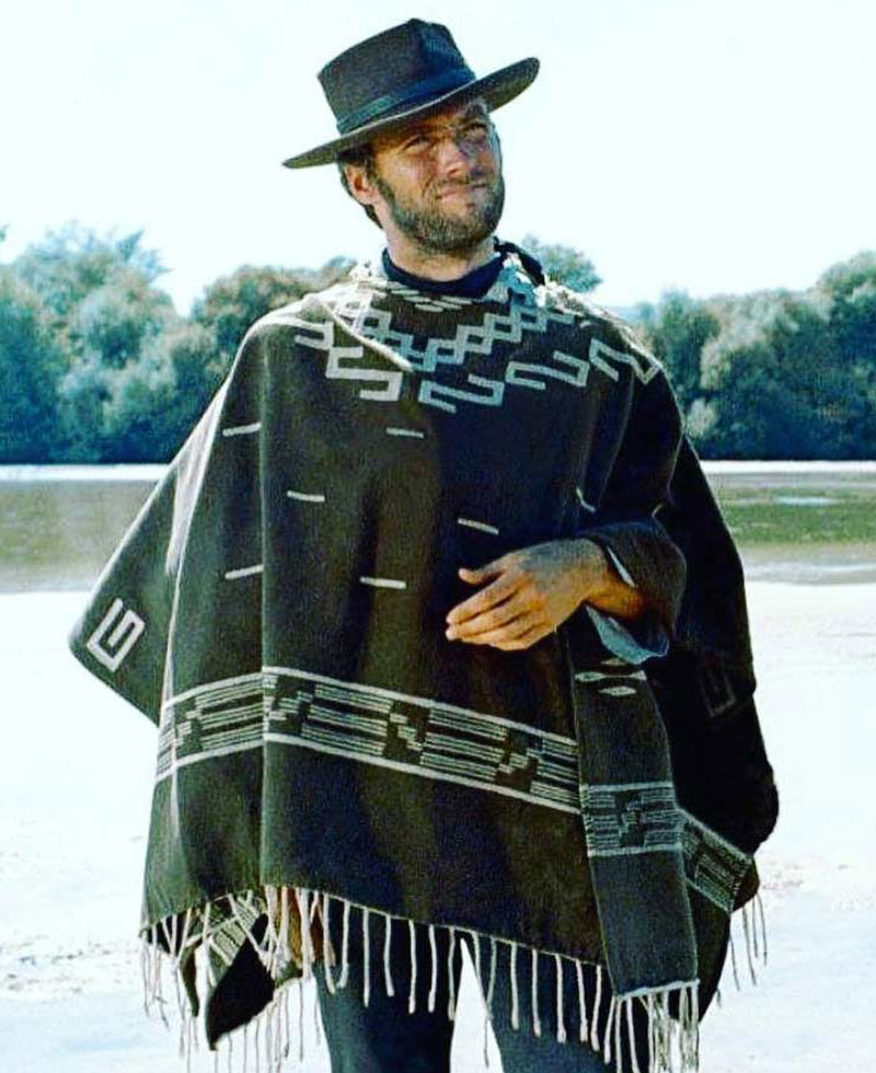 A Fistful Of Dollars Man With No Name Cowboy Western Poncho a fistful of dollars clint eastwood poncho
